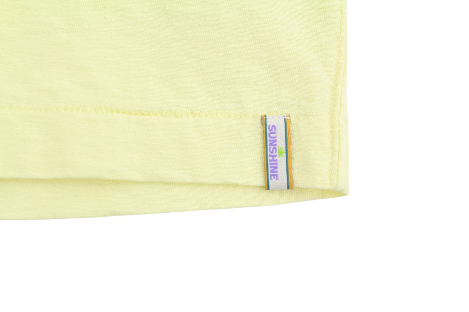 SCOTCH & SODA Men T-Shirt M Yellow Crew Collar Cotton Tricot Short Sleeved