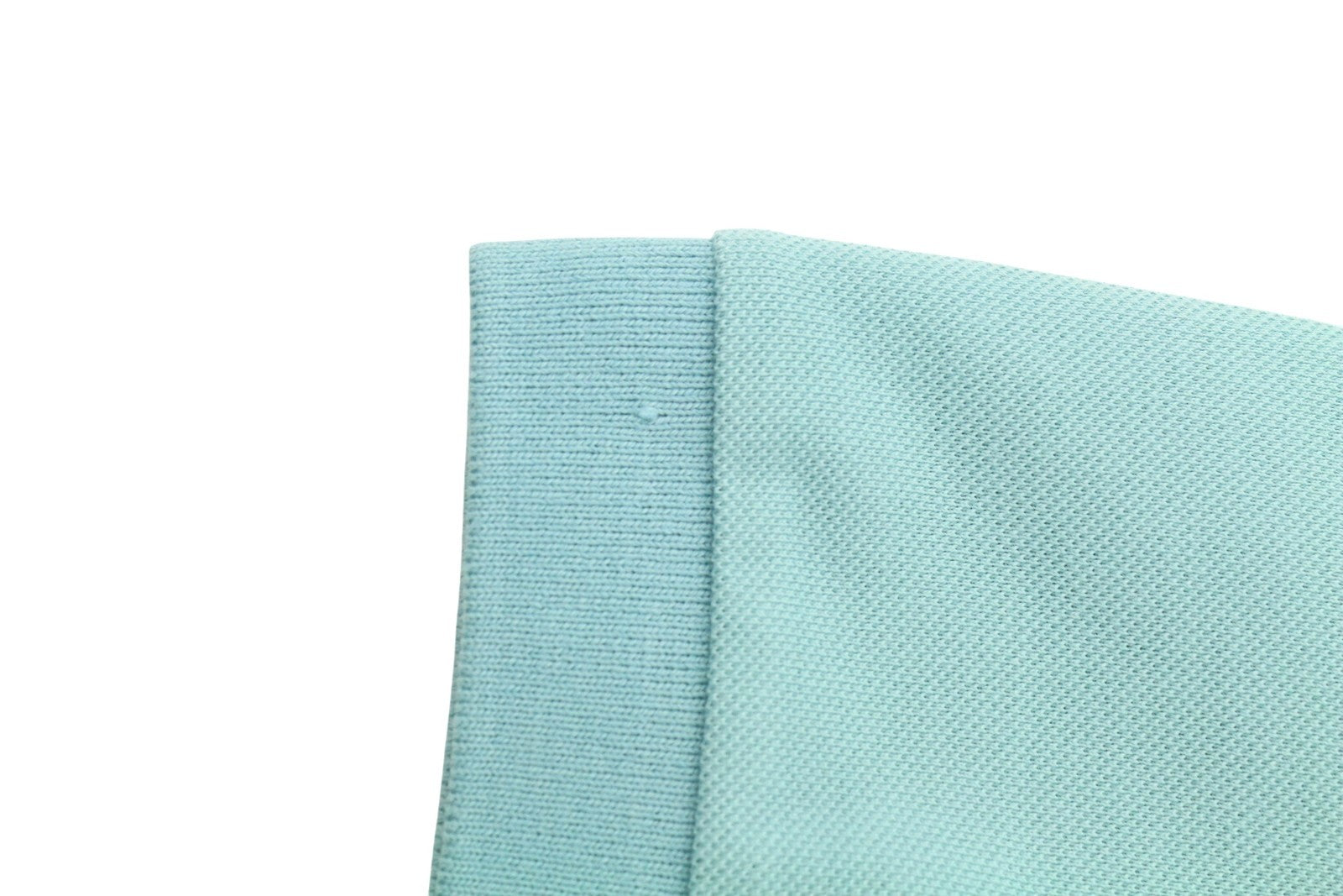 SCOTCH & SODA Men Polos M Sea Blue Half Button Neck Cotton Short Sleeve