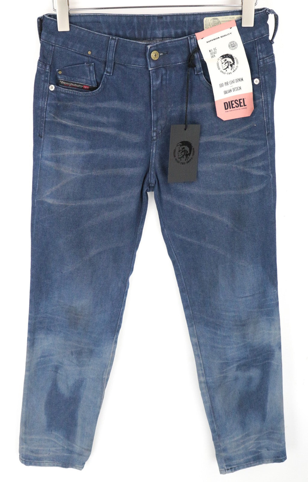 DIESEL D-Rifty 0870I Women Jeans W27/L32 Aged Look Denim Slim Fit Low Waisted