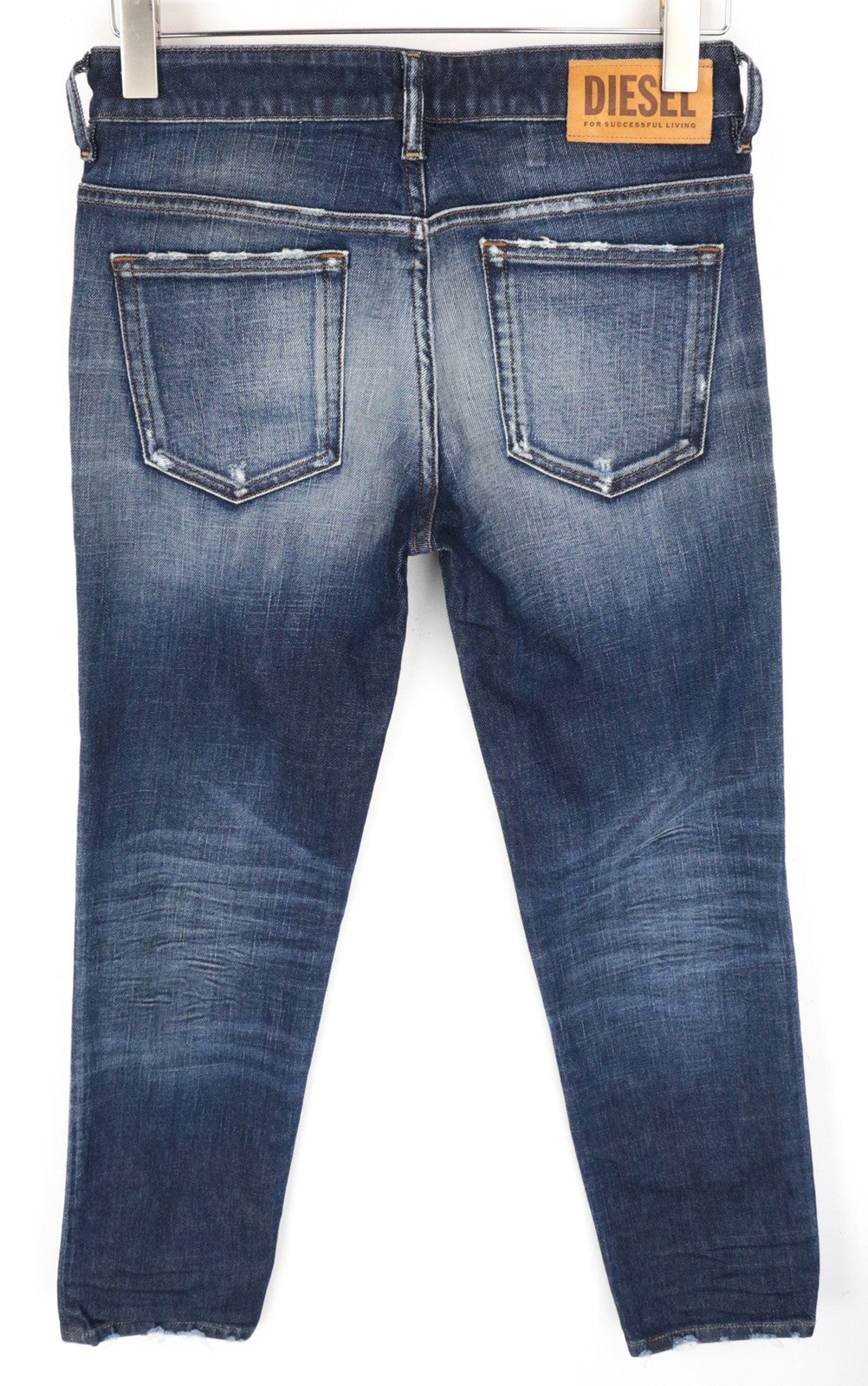 DIESEL D-Rifty 092I Women Jeans W25/L30 Low Waisted Aged Look Denim Slim Fit