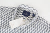 Black White Twill Button-Up
