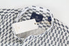 Black White Twill Button-Up