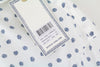 White Blue Twill Button-Up