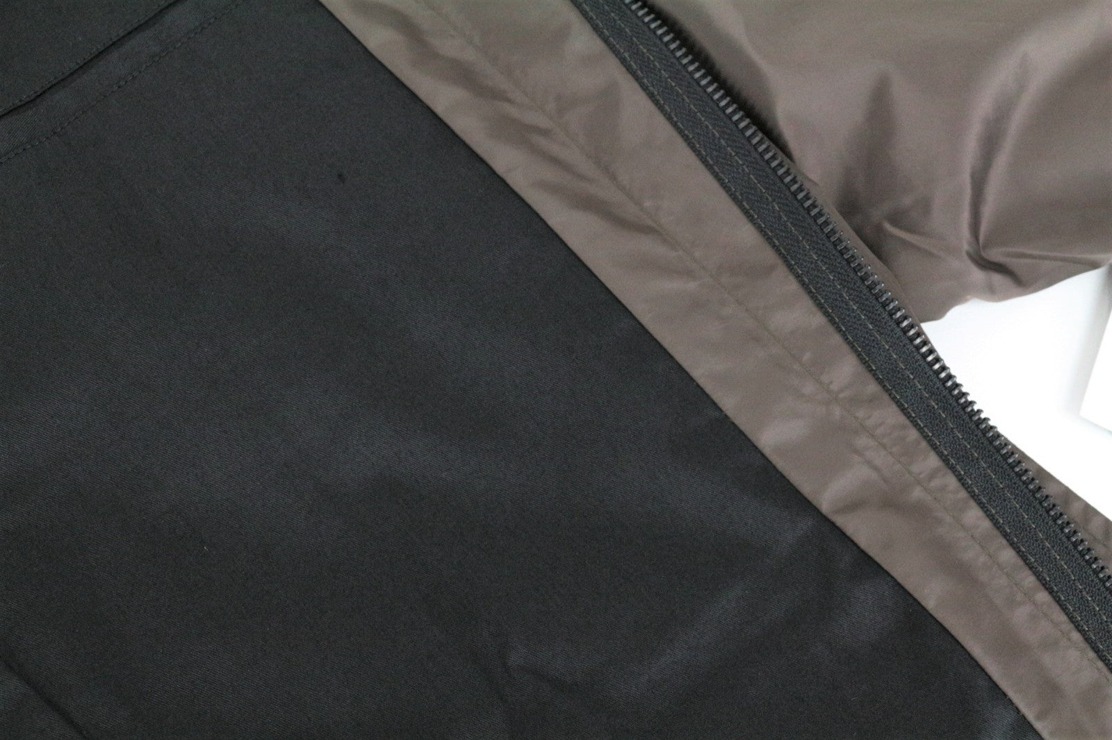 RICHMOND Men Jacket 48 Brown Short Length Nylon Pocketed Casual Collared
