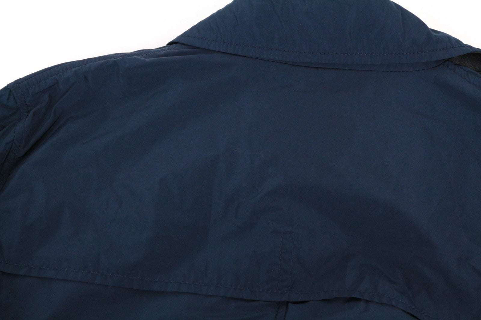 RICHMOND X Men Jacket 48 Short Trench Coat Style Nylon Dark Blue Belted Casual