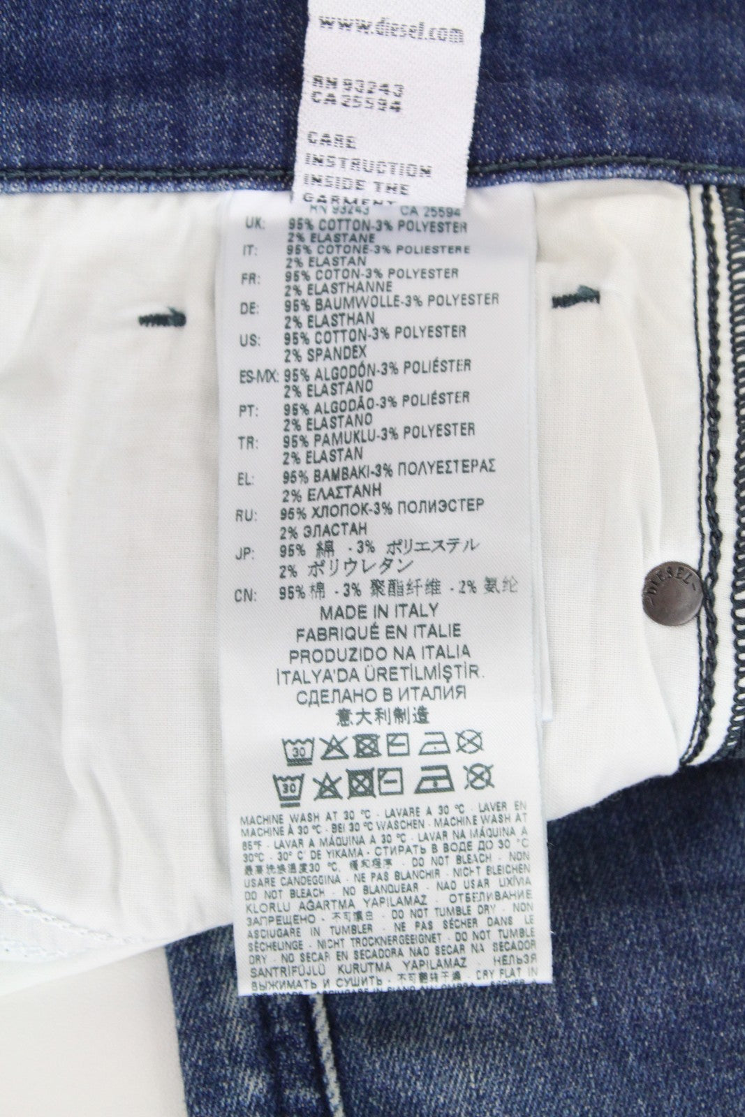 DIESEL D-Reeft-T 0870O Men Jeans W26 Sweat Jogg Distressed Washed Skinny Boys