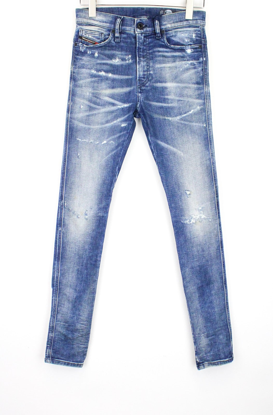 DIESEL D-Reeft-T 0870O Men Jeans W26 Washed Skinny Boys Sweat Jogg Distressed