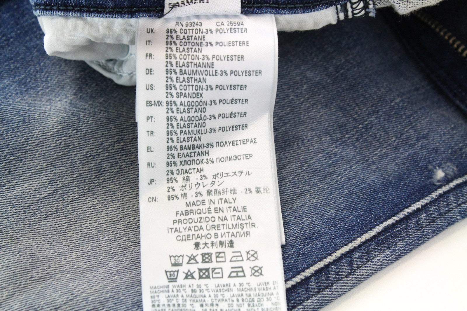 DIESEL D-Reeft-T 0870O Men Jeans W26 Skinny Boys Sweat Jogg Distressed Stained