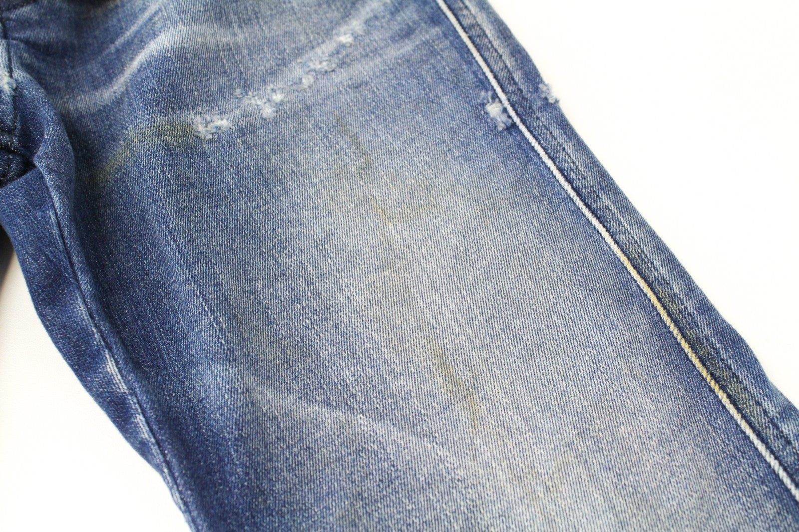 DIESEL D-Reeft-T 0870O Men Jeans W26 Sweat Jogg Skinny Boys Distressed Stained