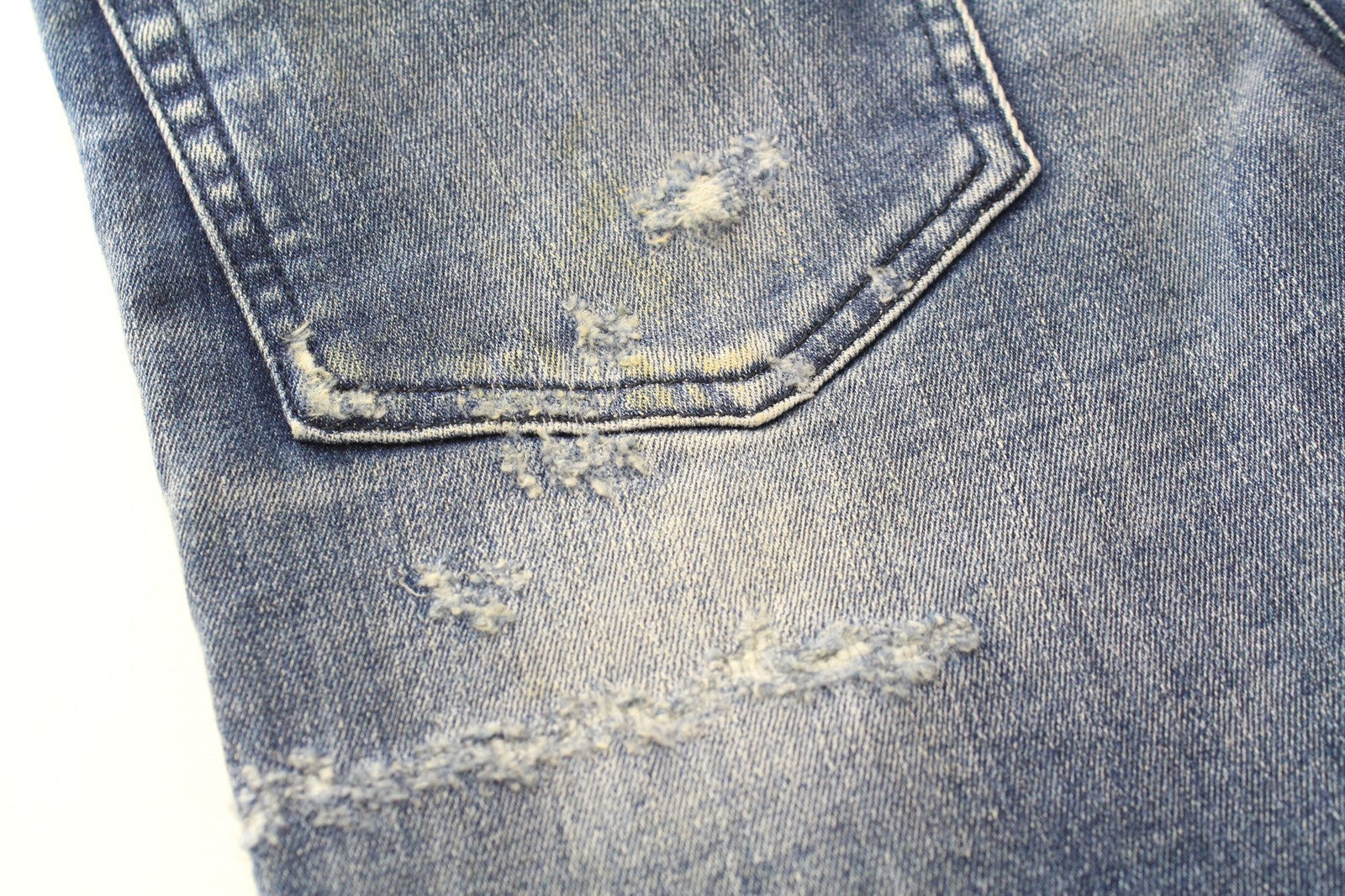 DIESEL D-Reeft-T 0870O Men Jeans W26 Sweat Jogg Skinny Boys Distressed Stained