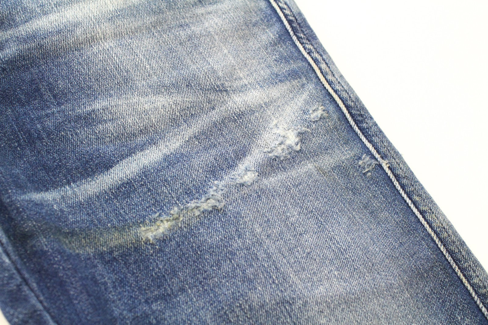 DIESEL D-Reeft-T 0870O Men Jeans W26 Stained Sweat Jogg Skinny Boys Aged Look
