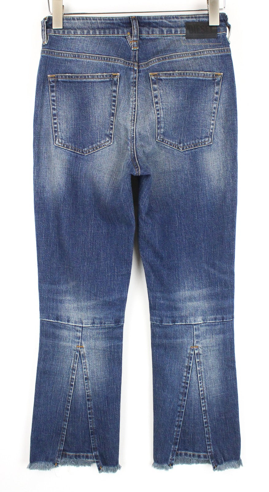 DIESEL D-Earlie 089AR Women Jeans W26/L32 Distressed Zip-Fly High Waisted Slim