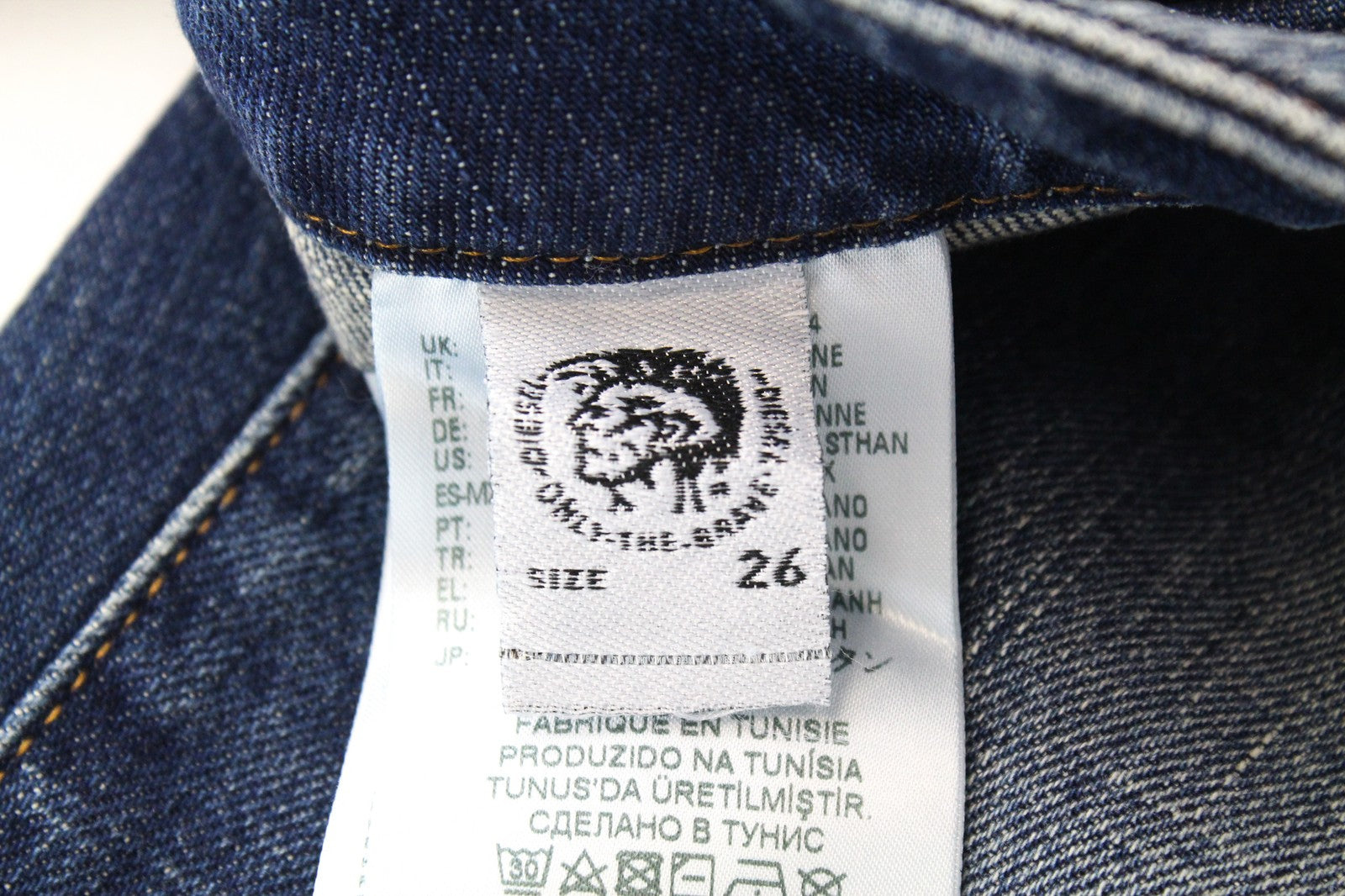 DIESEL D-Earlie 089AR Women Jeans W26/L32 High Waisted Distressed Zip-Fly Slim