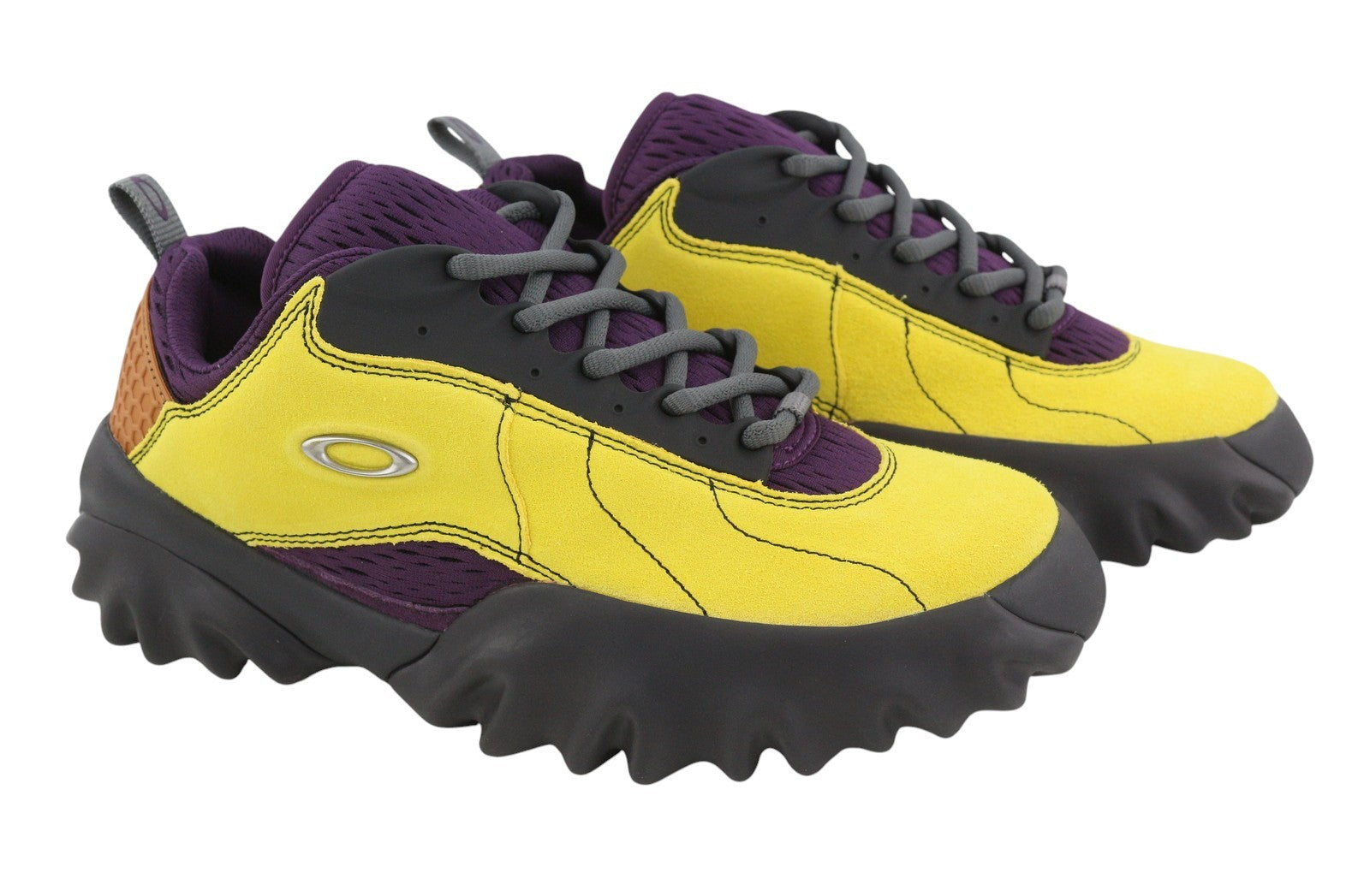 BRAIN DEAD x Oakley Factory Team Chop Saw Men Boots EU41 Lemon Plum Lace RRP189