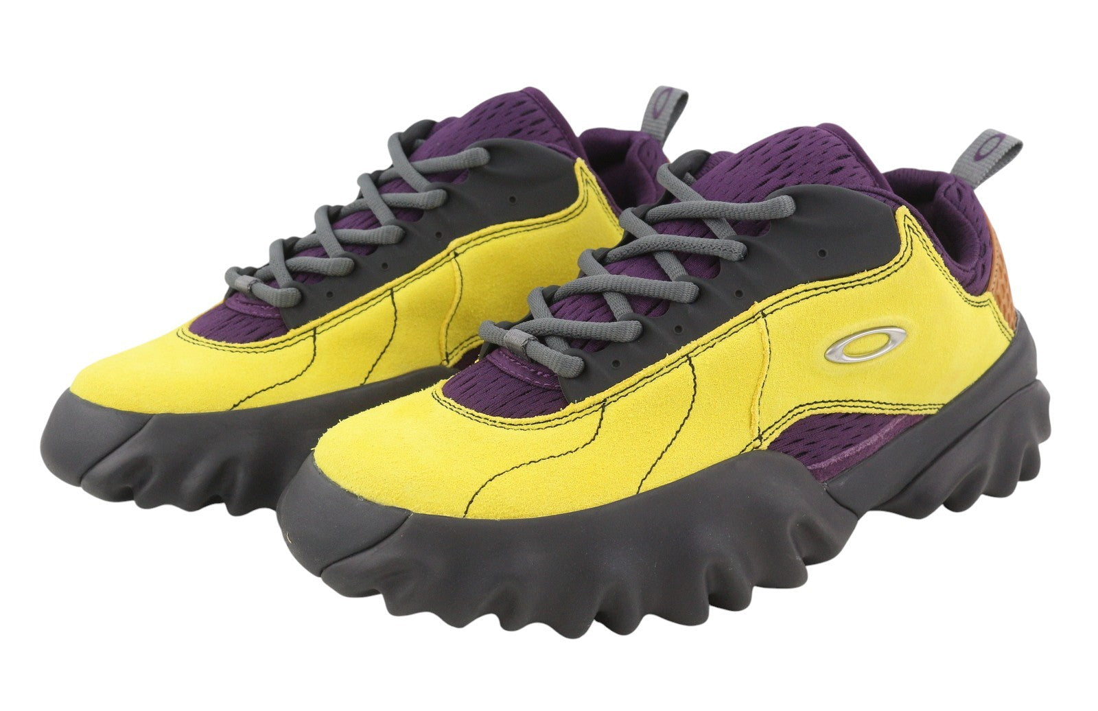 BRAIN DEAD x Oakley Factory Team Chop Saw Men Boots EU41 Lemon Plum Lace RRP189