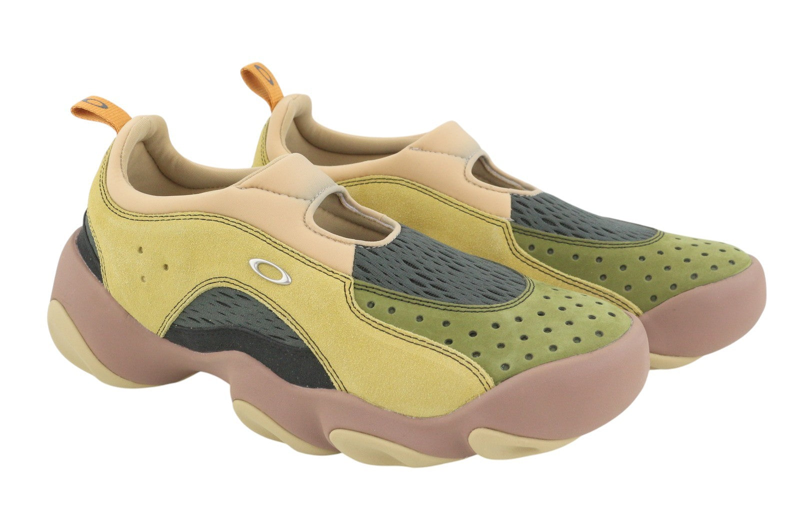 BRAIN DEAD x Oakley Factory Team Suede Flesh Men Sandals EU45.5 Whey Multi Low