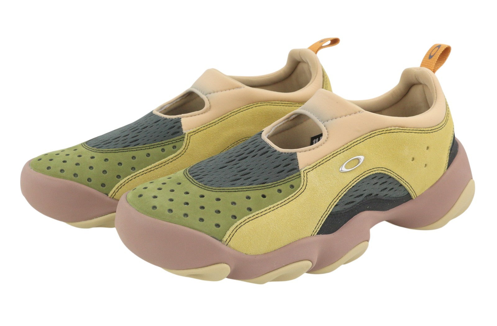 BRAIN DEAD x Oakley Factory Team Suede Flesh Men Sandals EU45.5 Whey Multi Low