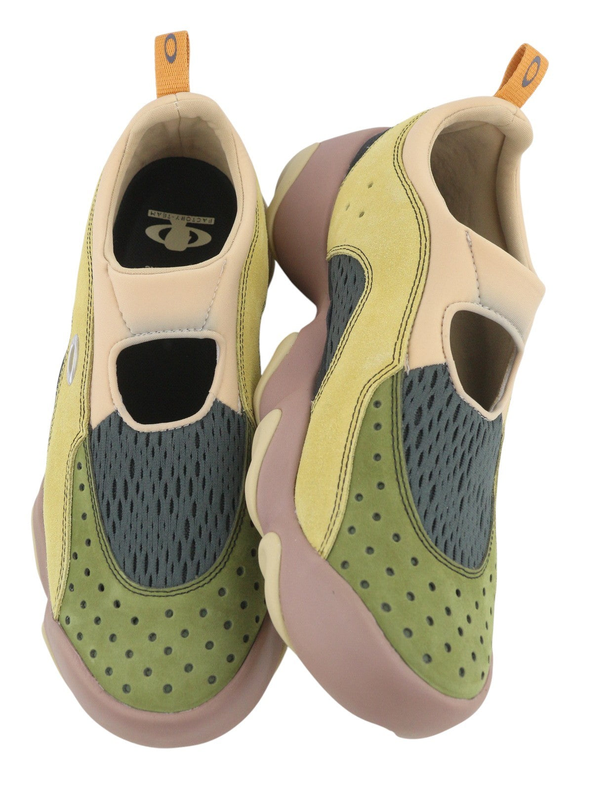 BRAIN DEAD x Oakley Factory Team Suede Flesh Men Sandals EU45.5 Whey Multi Low