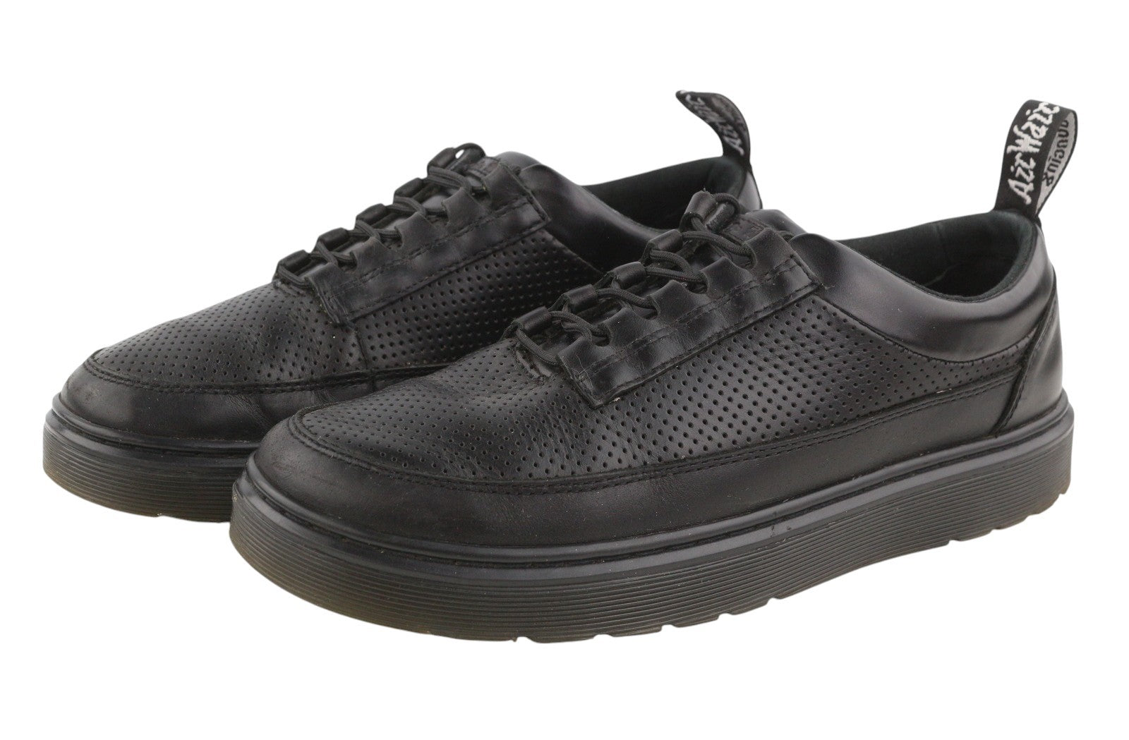 DR. MARTENS Reuban Air Wair Men Sneakers EU43 Black Leather Low Top Lace Up
