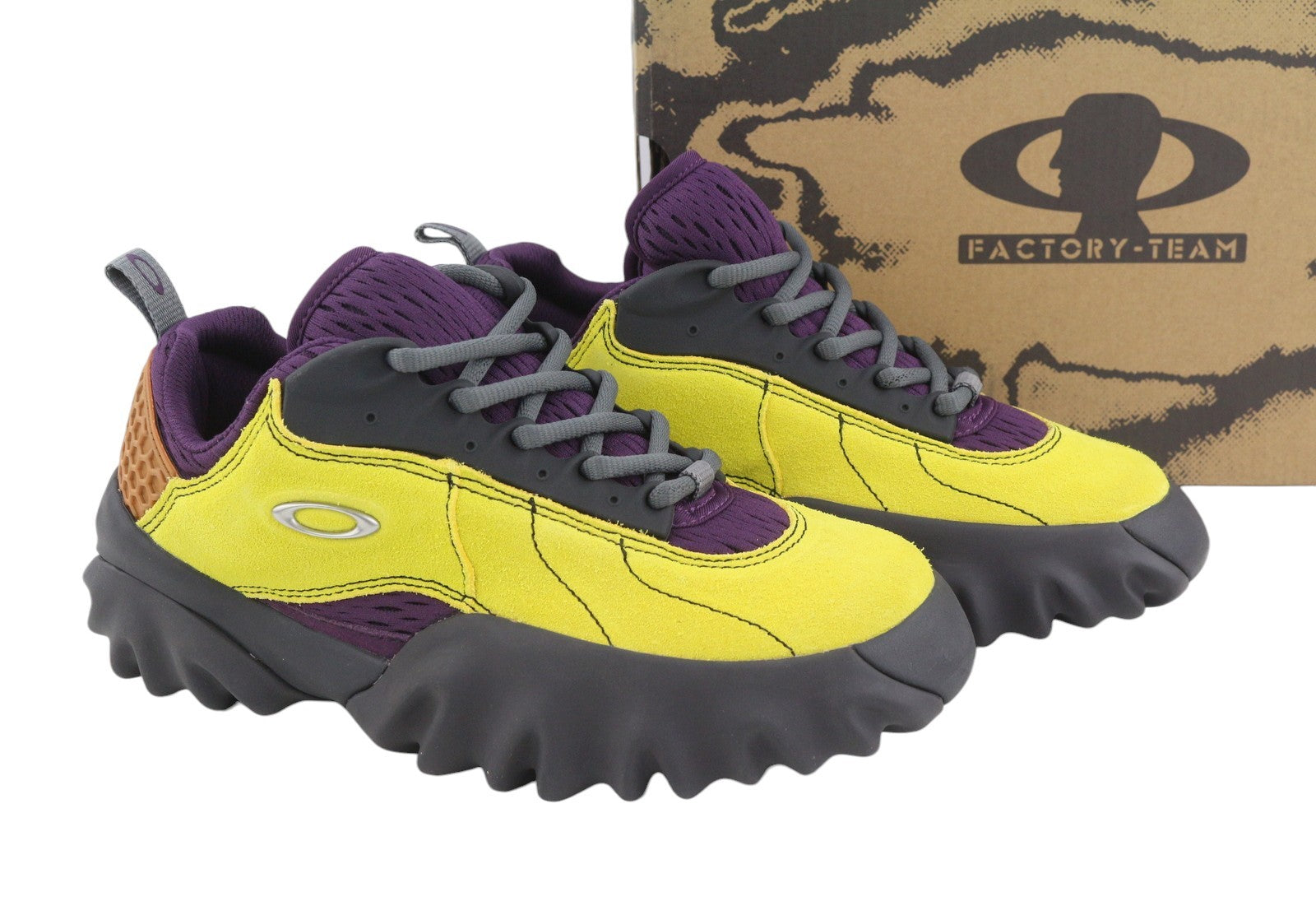 BRAIN DEAD x Oakley Factory Team Chop Saw Women Boots EU37 Lemon Plum RRP189