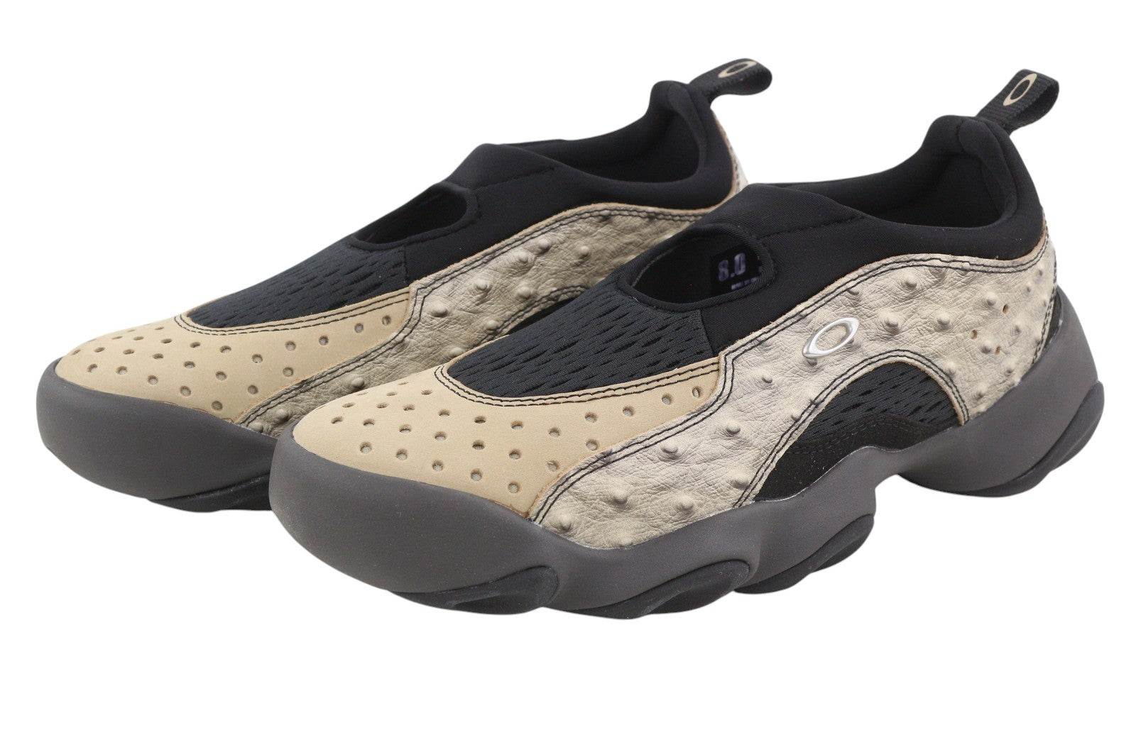 BRAIN DEAD x Oakley Factory Team Ostrich Flesh Men Sandals EU41 Castle Black
