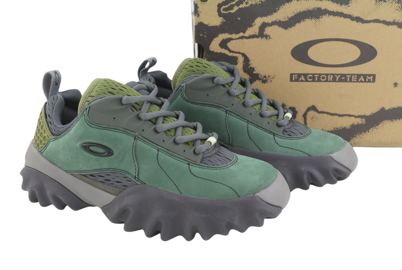 BRAIN DEAD x Oakley Factory Team Nubuck Chop Saw Women Boots EU38 Duck Green