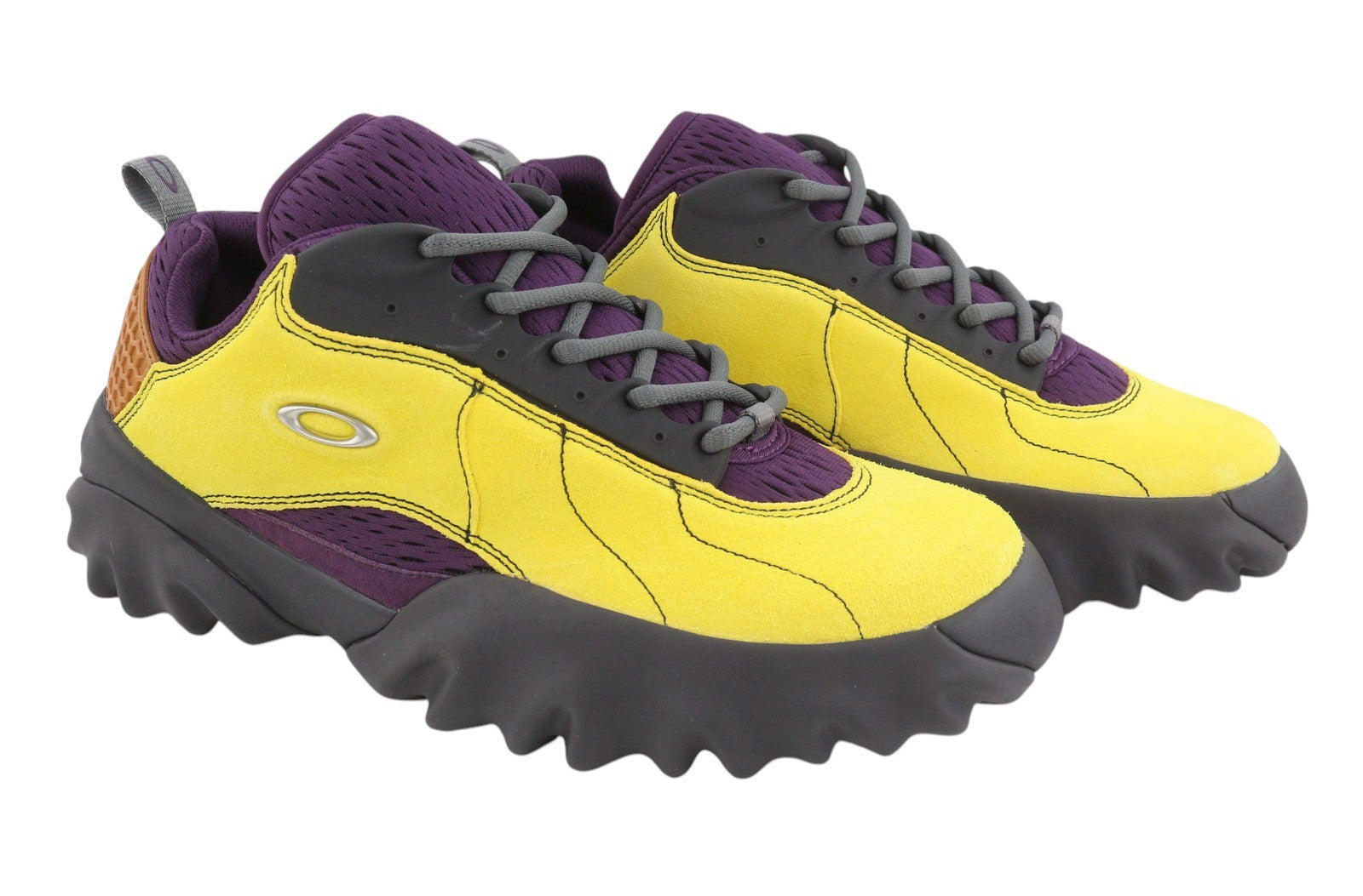 BRAIN DEAD x Oakley Factory Team Chop Saw Men Boots EU45 Lemon Plum Lace RRP189