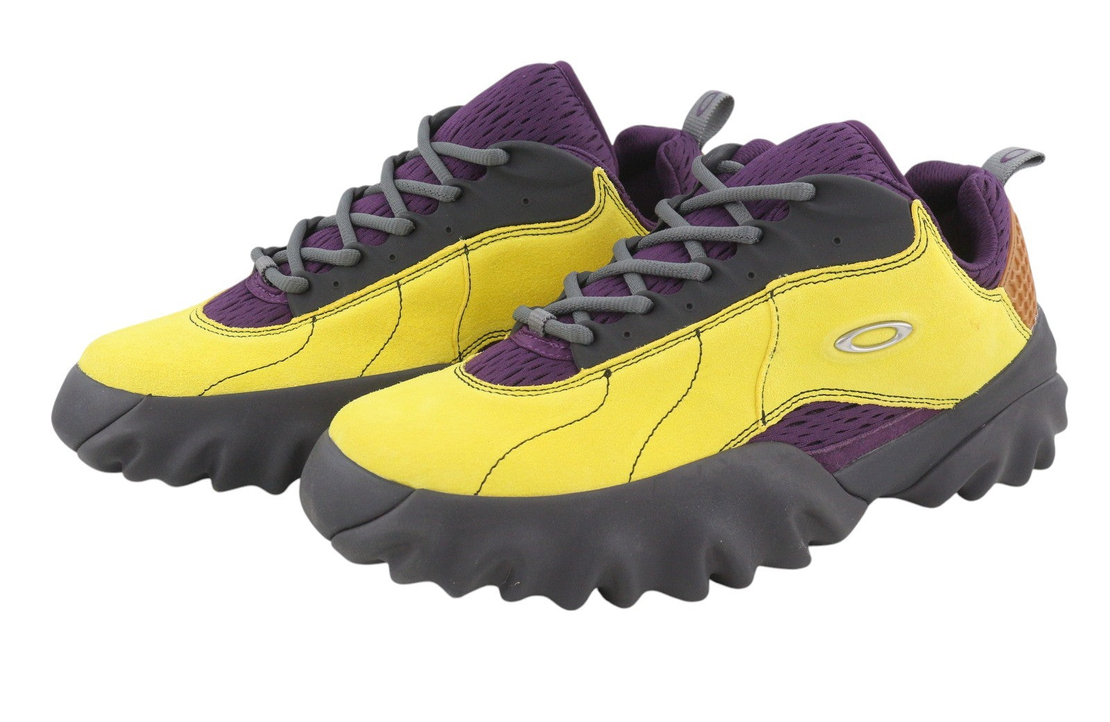 BRAIN DEAD x Oakley Factory Team Chop Saw Men Boots EU45 Lemon Plum Lace RRP189