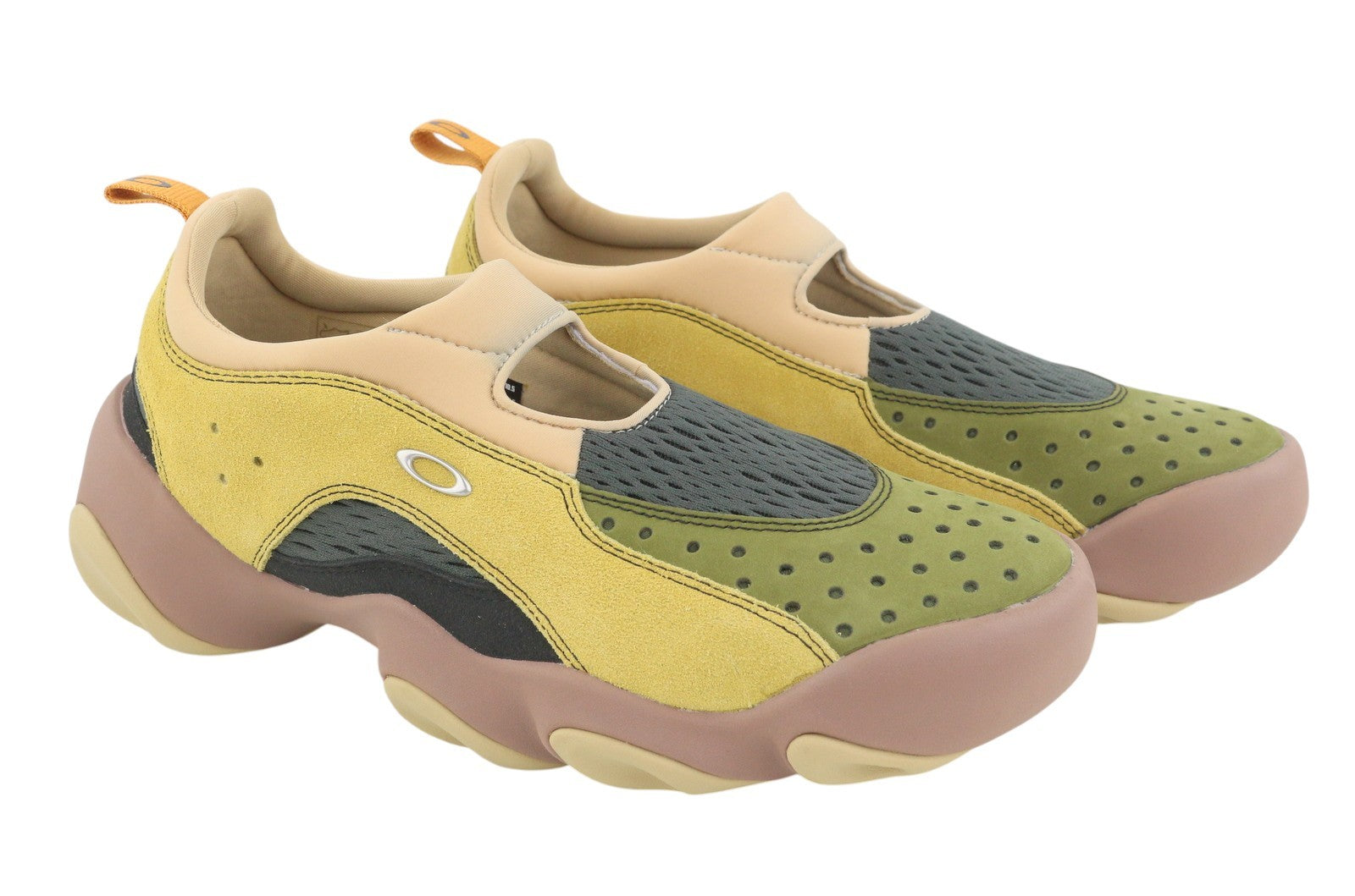 BRAIN DEAD x Oakley Factory Team Suede Flesh Men Sandals EU45.5 Whey Multi Slip