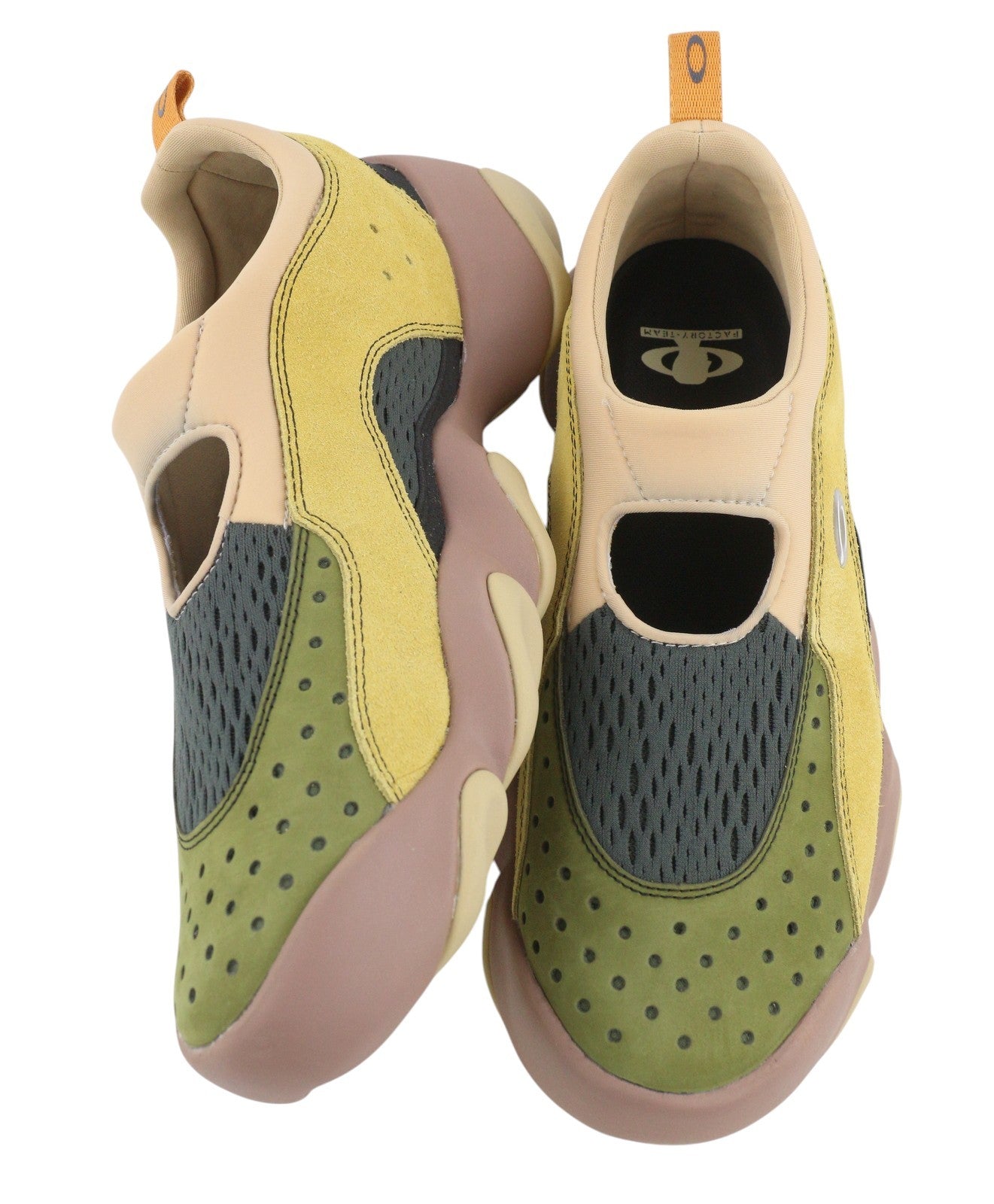BRAIN DEAD x Oakley Factory Team Suede Flesh Men Sandals EU45.5 Whey Multi Slip