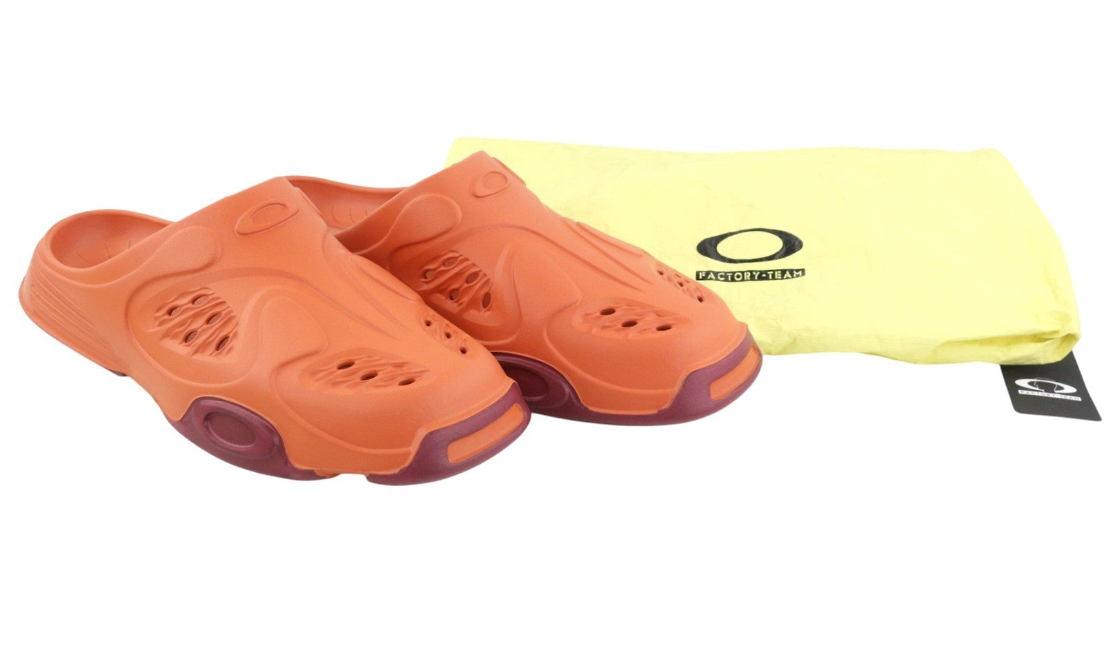 BRAIN DEAD x Oakley Factory Team Paguro Slide Men Slippers EU43 Rust Square Toe