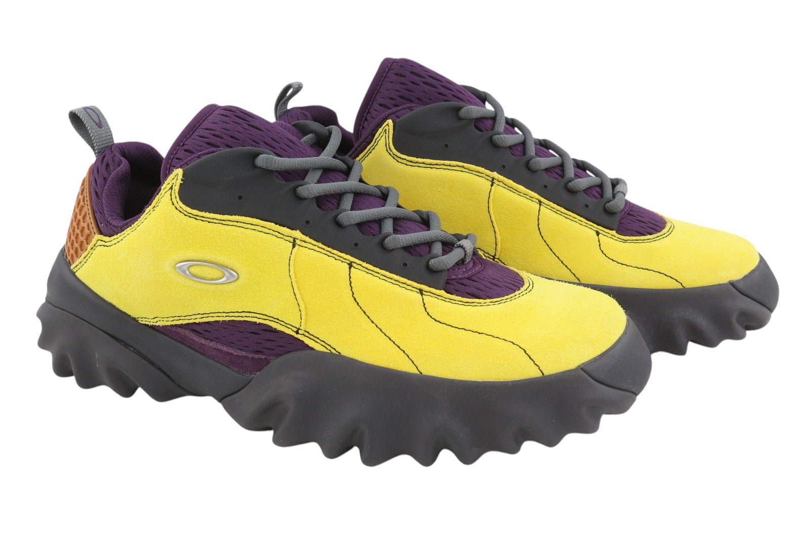 BRAIN DEAD x Oakley Factory Team Chop Saw Men Boots EU45 Lemon Plum Laced RRP189