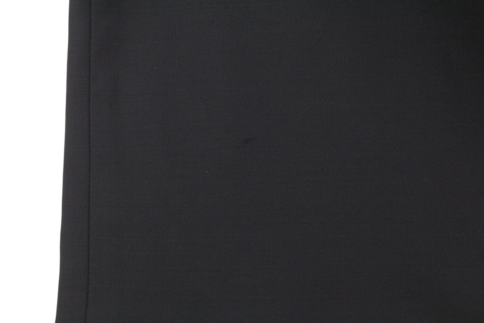 JOHN RICHMOND Women Trousers UK16 W31 Black Wool Blend Zip Fly Straight Fit