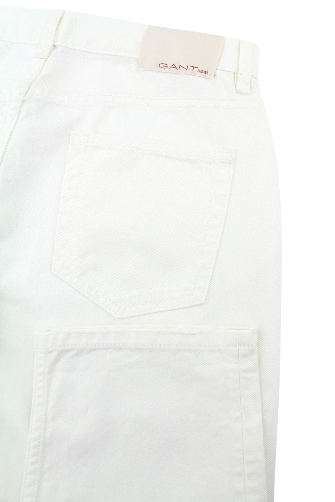 GANT Rugger Slacker White Women Jeans W27/L34 Off White Slim Leg Distressed