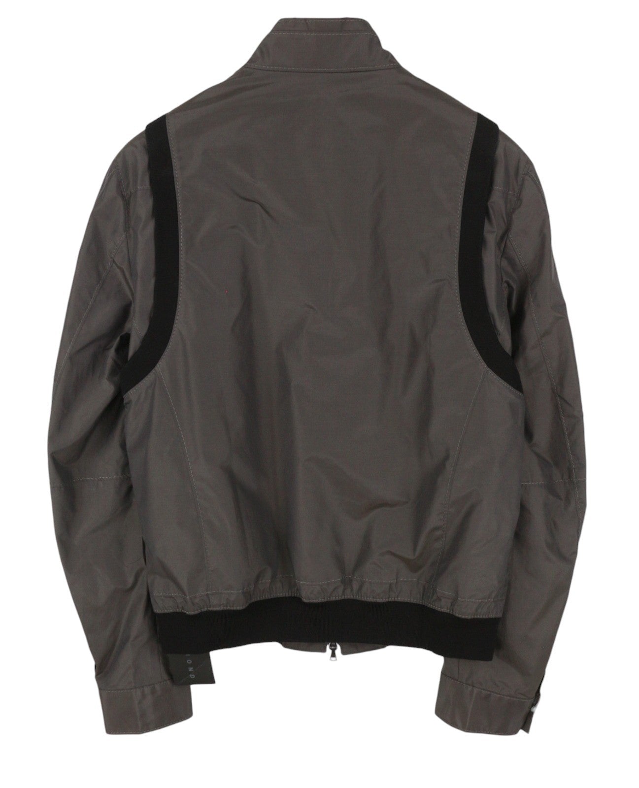 JOHN RICHMOND Women Jacket UK16 L Grey Full Zip Lightweight Bomber