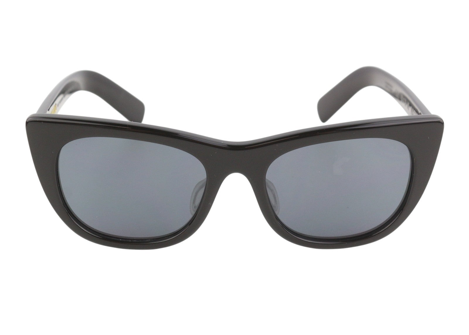 BRAIN DEAD Natto Black/Black Women Sunglasses OS UV Protection Tinted Cat-Eye