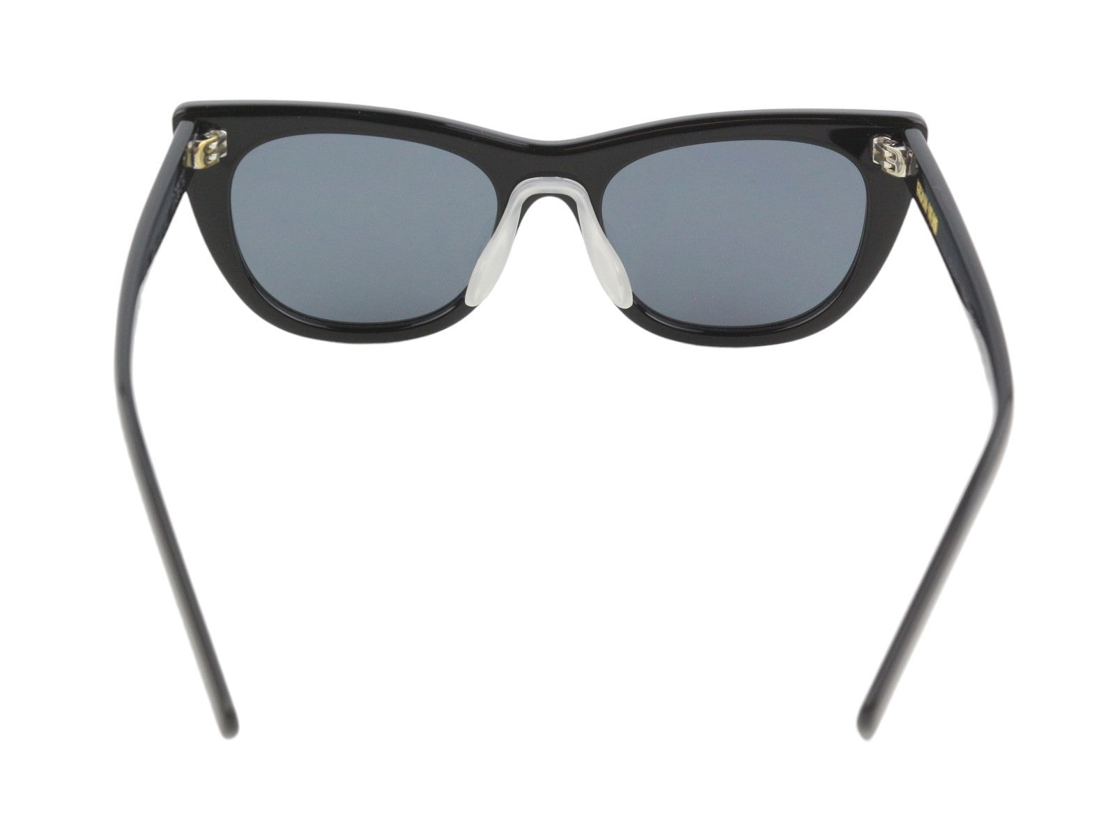 BRAIN DEAD Natto Black/Black Women Sunglasses OS UV Protection Tinted Cat-Eye