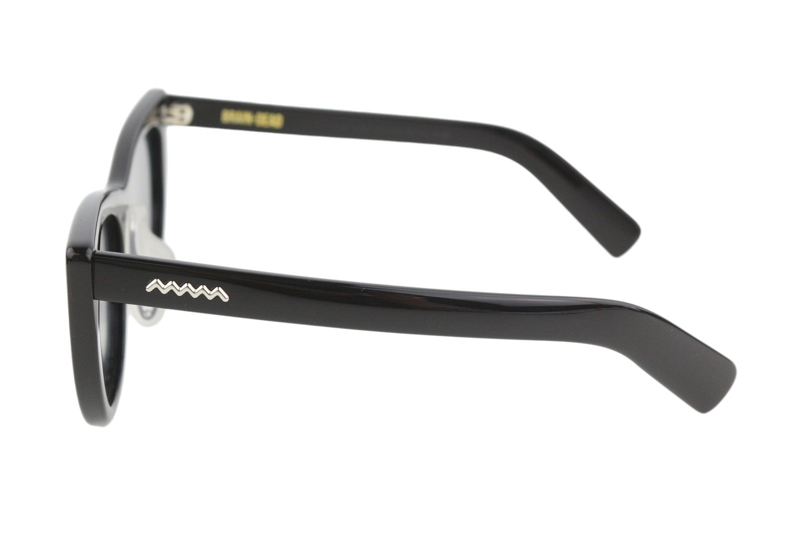 BRAIN DEAD Natto Black/Black Women Sunglasses OS UV Protection Tinted Cat Eye
