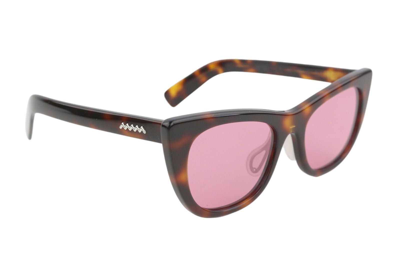 BRAIN DEAD Natto Brown Tortoise/Rose Women Sunglasses OS 100% UV Protection