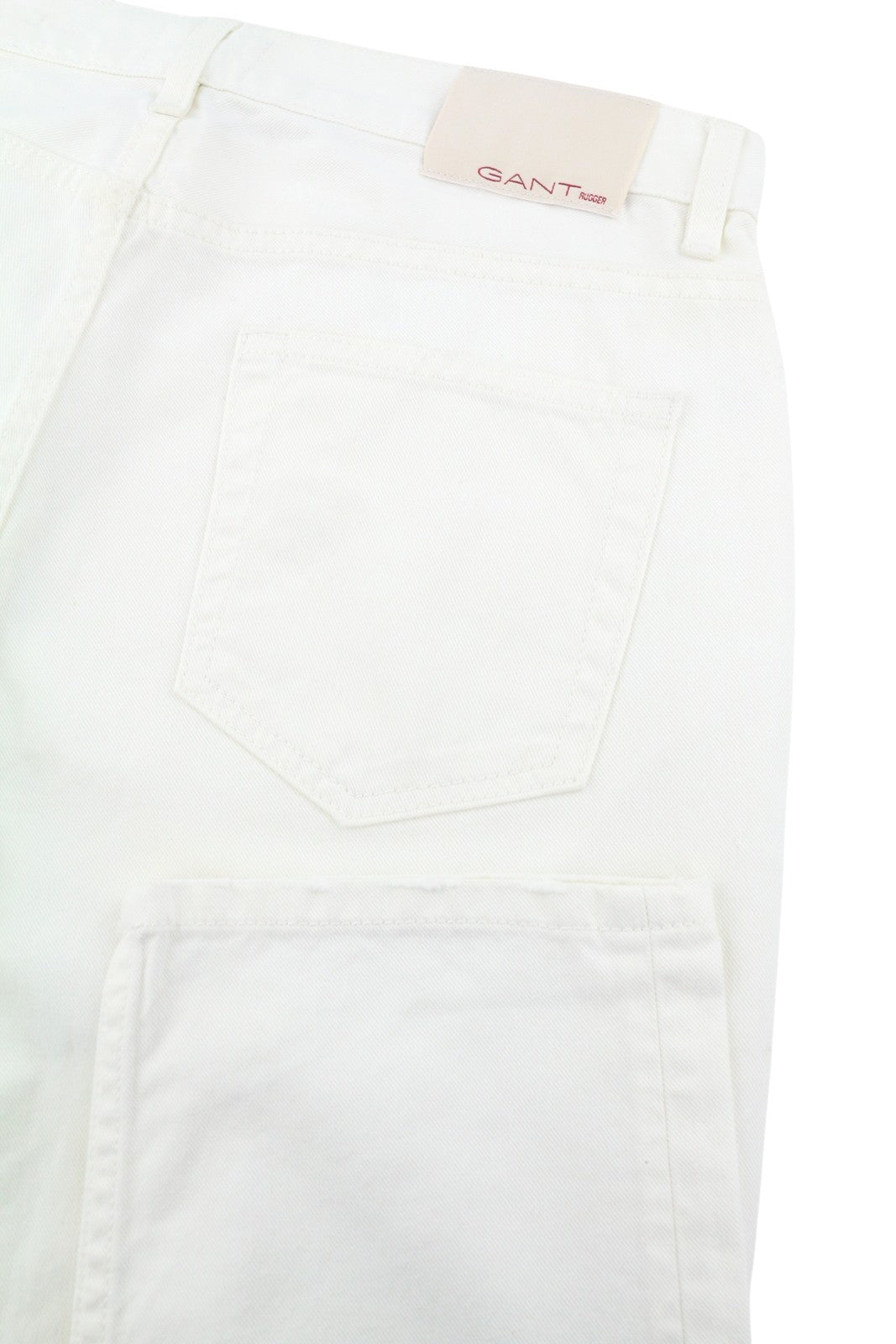 GANT Rugger Slacker White Women Jeans W27/L34 Off White Slim Fit Distress