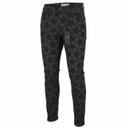 SCOTCH & SODA La Bohemienne Flare Women Jeans W27/L32 Black Stars Print Skinny