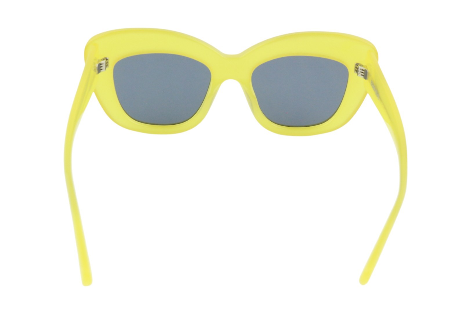 BRAIN DEAD Chibi Yellow/BLK Women Sunglasses OS Tinted Cat-Eye