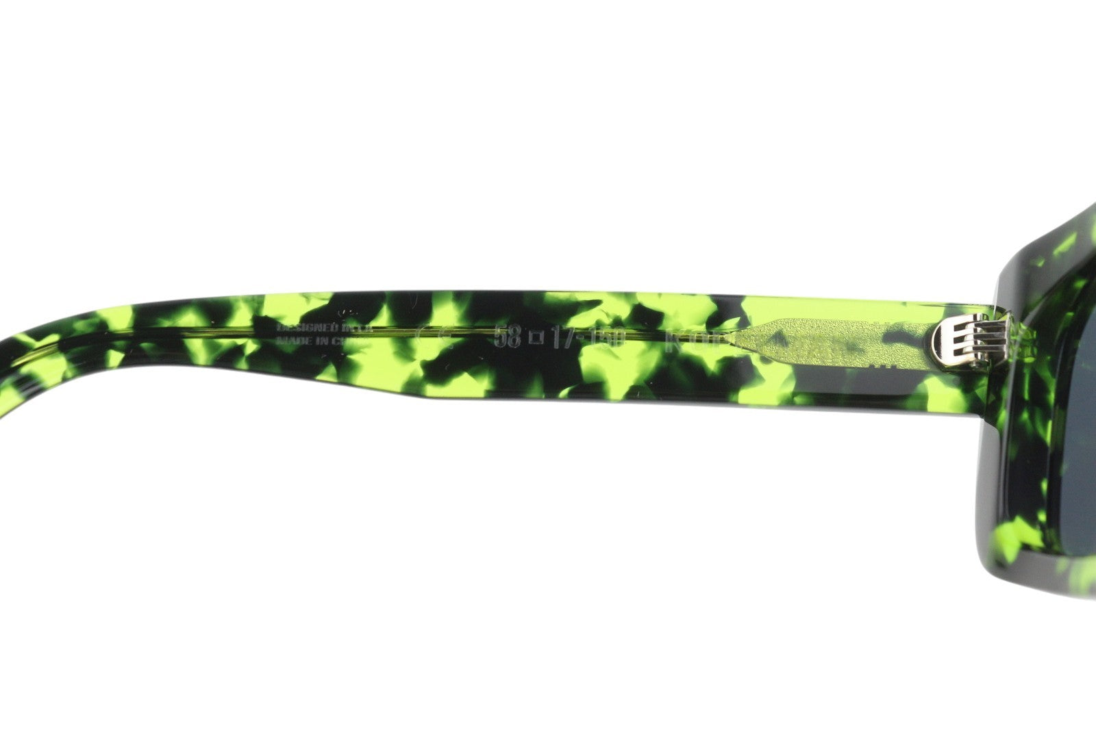 BRAIN DEAD Kopelman Black-Green Tortoise Men Sunglasses OS Patterned Unisex