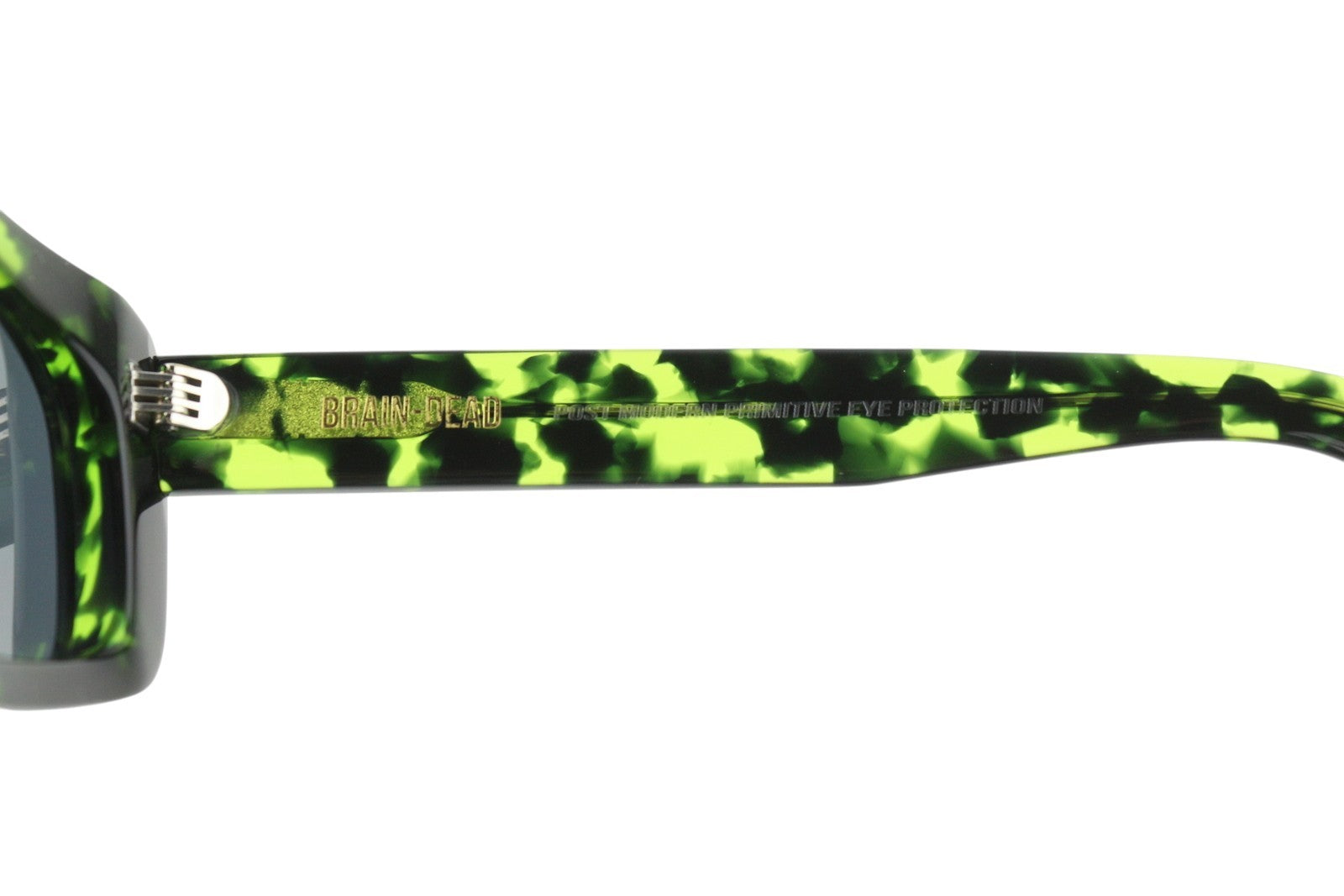 BRAIN DEAD Kopelman Black-Green Tortoise Men Sunglasses OS Patterned Unisex