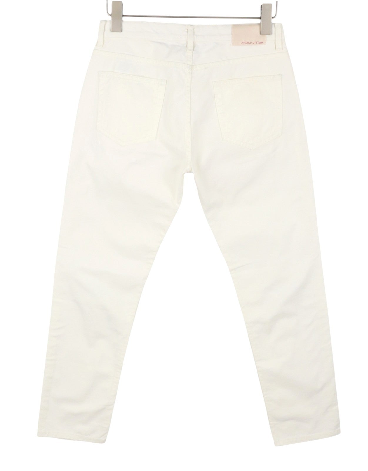 GANT Rugger Slacker White Women Jeans W27/L34 Off White Slim Fit Distressed