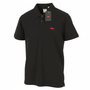 LEVI'S Slim Men Polos XL Black Cotton Tricot Short Sleeved