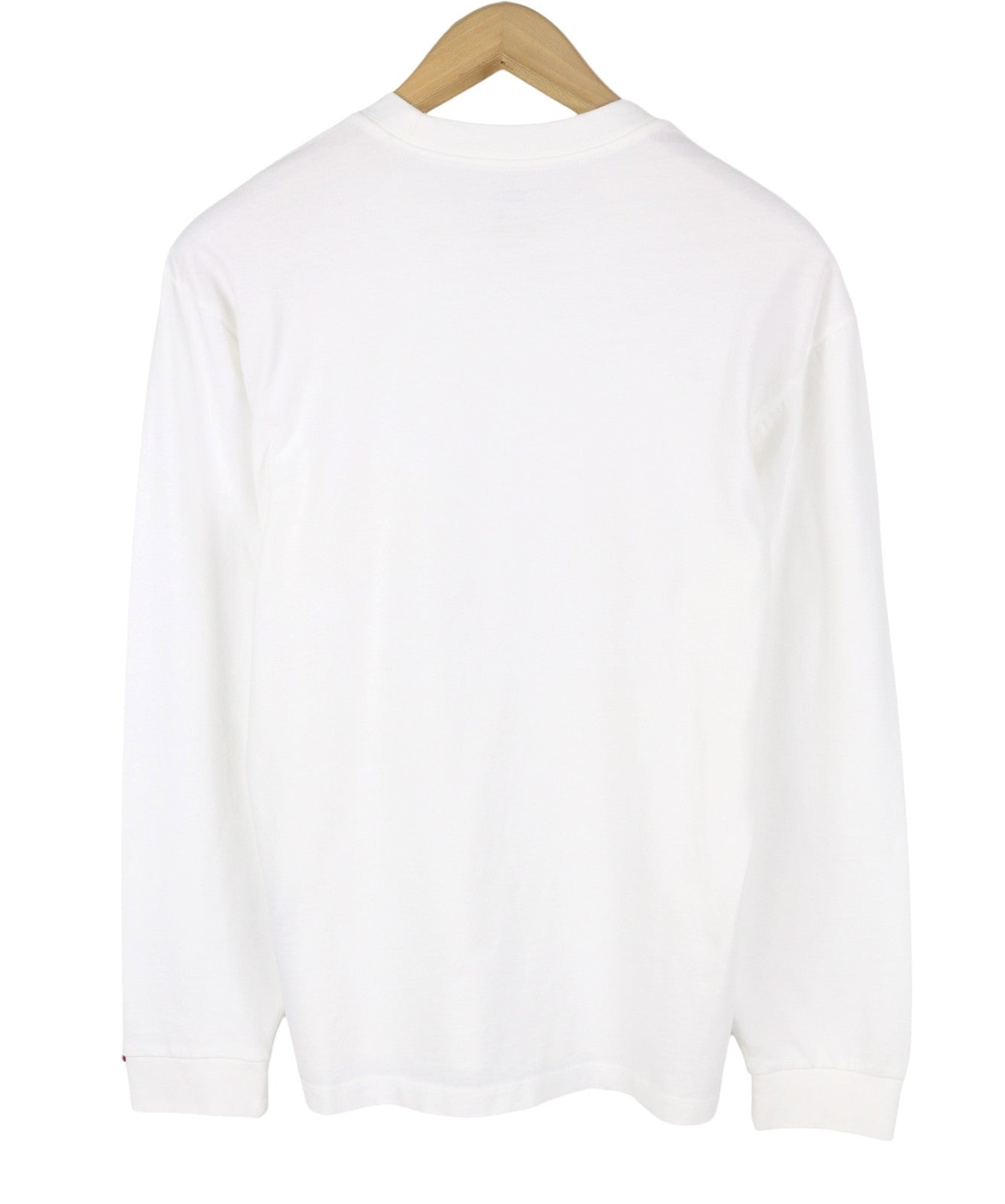 LEVI'S Relaxed Men T-Shirt XS White Cotton Tricot Long Sleeved