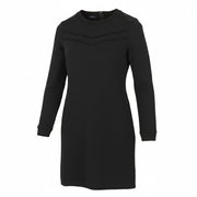 MAISON SCOTCH Women Dress XS Black Cut-Out Details Crew Long Sleeved