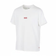 LEVI'S Relaxed Men T-Shirt M White Tricot Cotton Crew Neck Short Sleeved