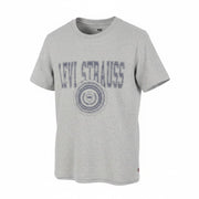 LEVI'S Relaxed Men T-Shirt XS Grey Melange Crew Neck Tricot Short Sleeve
